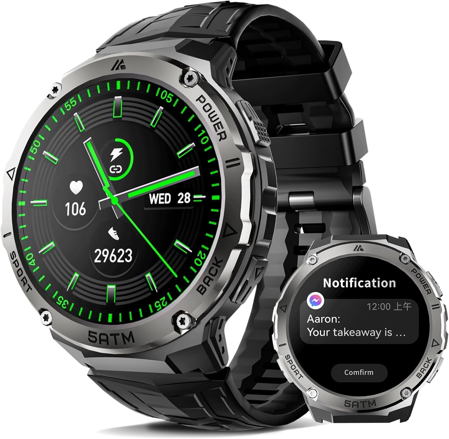 GloryFit Fitness Tracker Military Grade